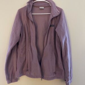 Columbia Women's Dusty Lavender Full-Zip Fleece Jacket